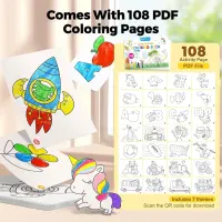 Jarmelo Silky Washable Crayons -Baby Roo — product thumbnail for children creative art and education